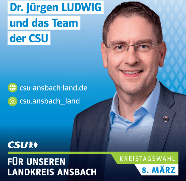Dr- Jürgen Ludwig und das Team der CSU